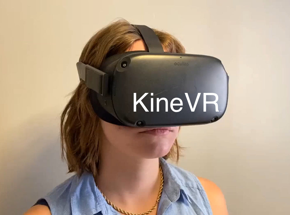 Casque de Réalité Virtuelle avec logiciel KineVR - Caution